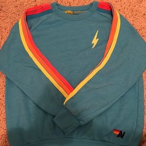 Aviator nation blue crewmeck